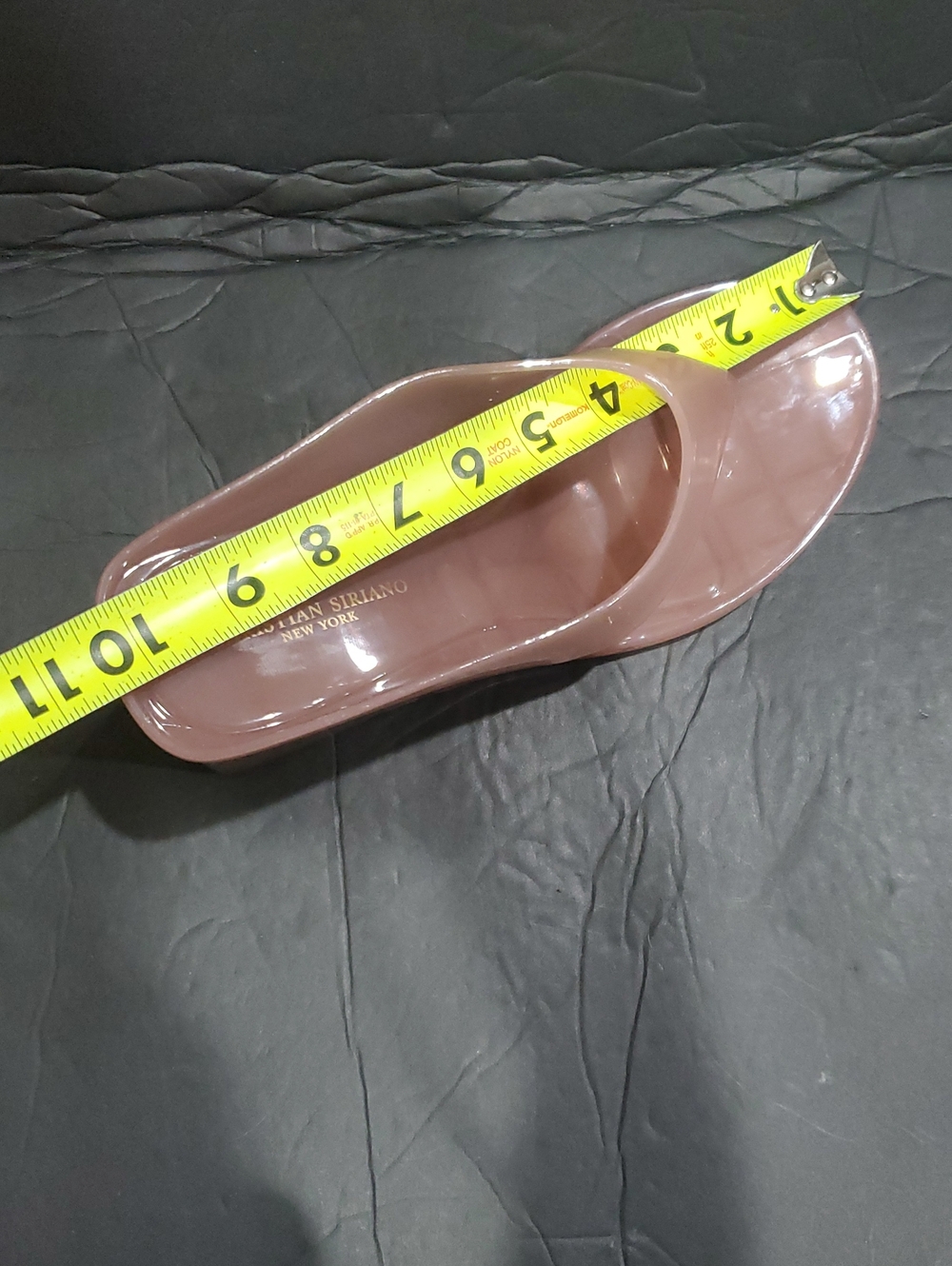 Christian Siriano Ariel pink mauve thong Wedge Jelly Sandals size 10 BRAND NEW - Picture 8 of 8
